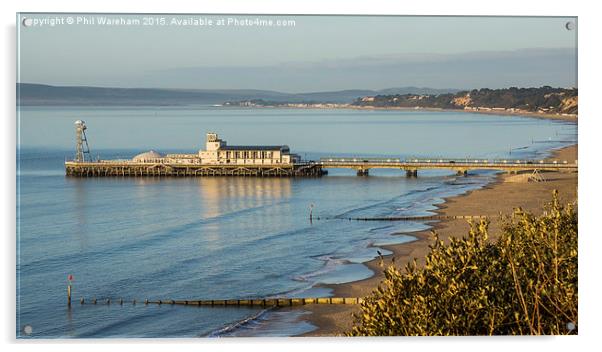  Bournemouth Pier Acrylic by Phil Wareham