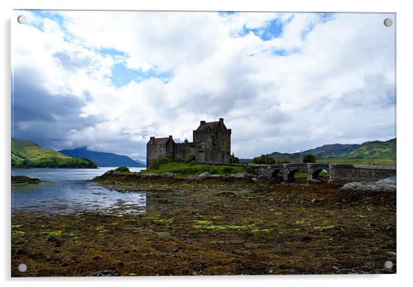 Eilean Donan Castle Acrylic by James MacRae