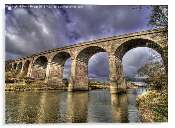 Roxburgh Viaduct Acrylic by Keith Briggs