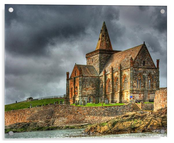 St Monans Church, Fife, Scotland Acrylic by Donald Parsons