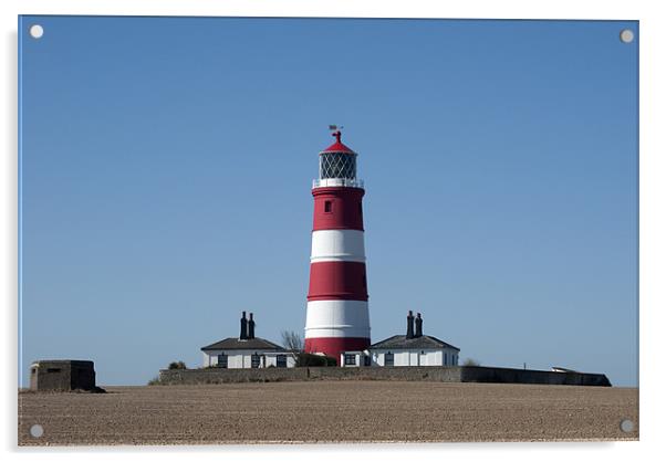 Happisburgh Lighthouse Acrylic by Damien VC