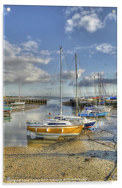 Tides Out Acrylic by David Tinsley