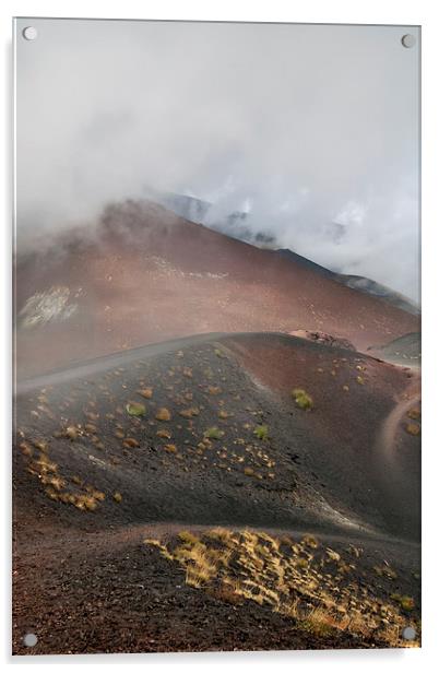 Mount Etna Acrylic by David Tinsley
