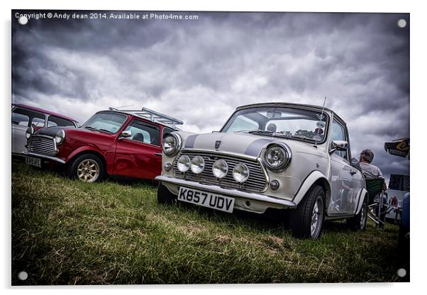  Minis on show Acrylic by Andy dean