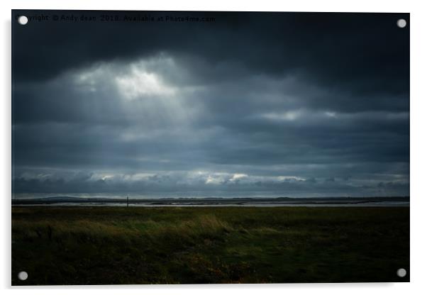 Lytham skies Acrylic by Andy dean