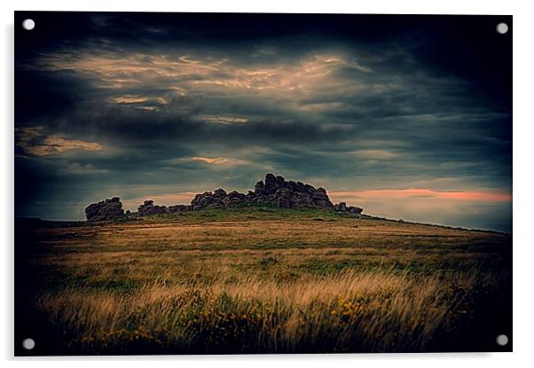 Hound Tor Acrylic by kevin wise