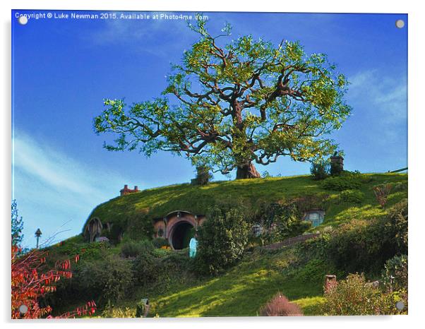  Bag End, Hobbiton, The Shire Acrylic by Luke Newman