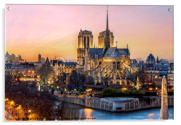 Notre Dame de Paris Acrylic by Ankor Light