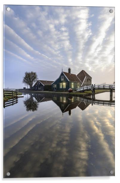 Cheese factory at Zaanse Schans, Netherlands Acrylic by Ankor Light