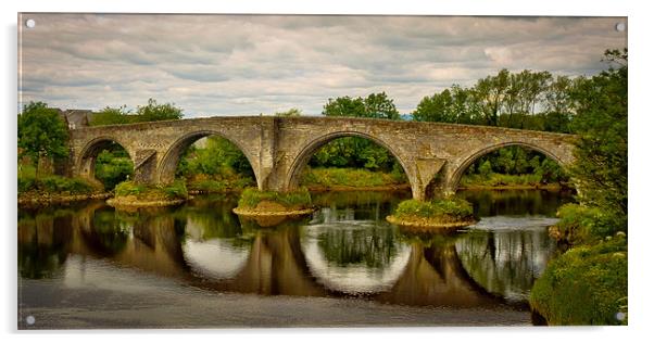 Stirling Old Bridge Acrylic by Buster Brown