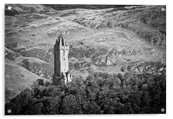 The Wallace Monument Acrylic by Buster Brown