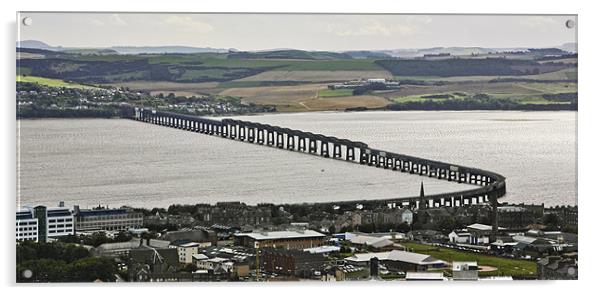 Tay Rail Bridge Acrylic by Buster Brown