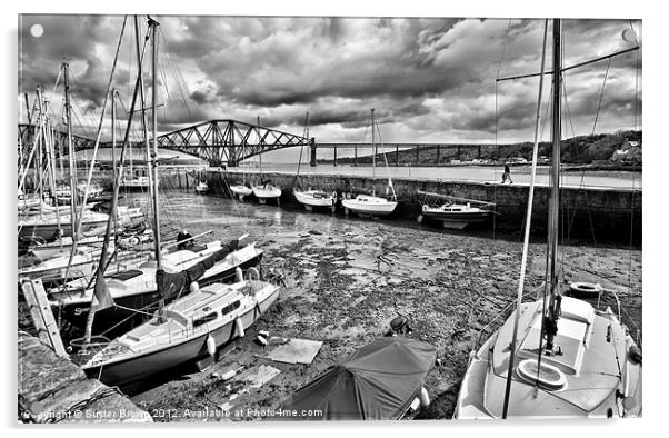 South Queensferry Harbour Acrylic by Buster Brown