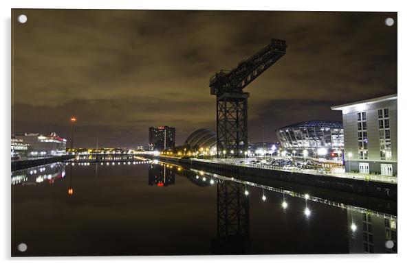 The Finnieston Crane, Glasgow Acrylic by Buster Brown