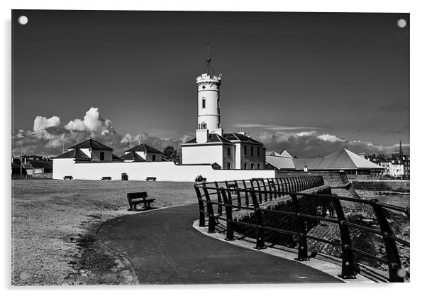 Arbroath Signal Tower Museum Acrylic by Buster Brown