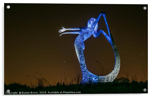 Arria - Angel Of The Nauld - Cumbernauld Acrylic by Buster Brown
