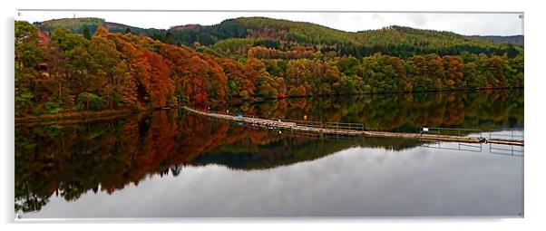 Pitlochry Reflection Acrylic by Dawn Gillies