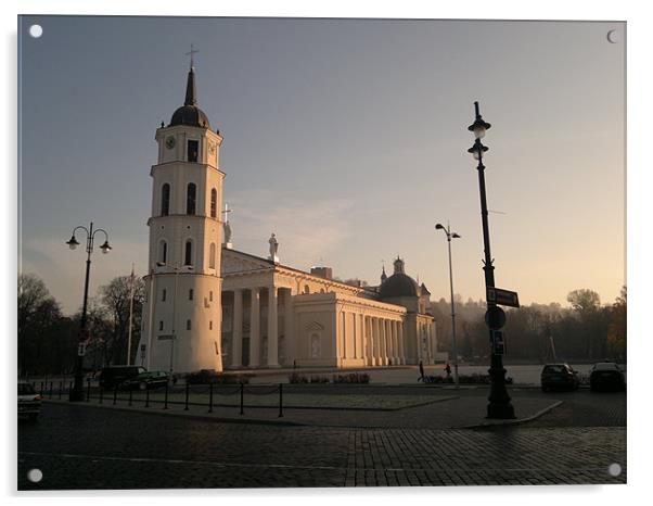 Good morning, Vilnius! Acrylic by Diana Sileikaite-Kaishauri
