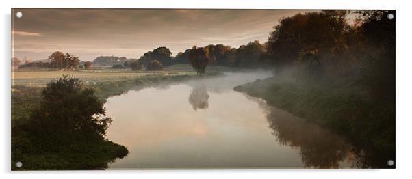 Winding mist Acrylic by stuart bennett