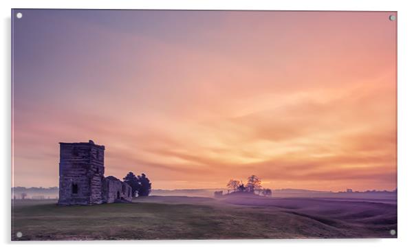 Knowlton Sunrise Acrylic by stuart bennett