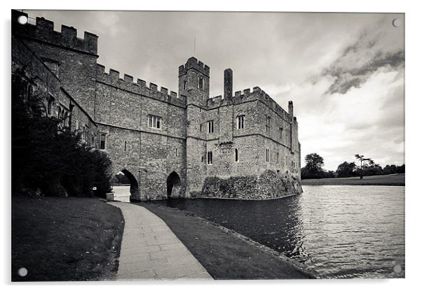 Leeds Castle in Maidstone, Kent Acrylic by Daniel Zrno