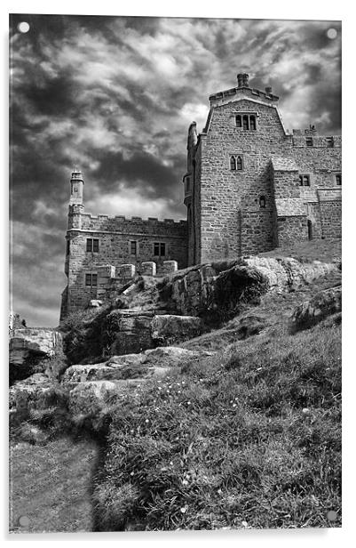 St Michaels Mount, Cornwall Acrylic by Ian Cocklin