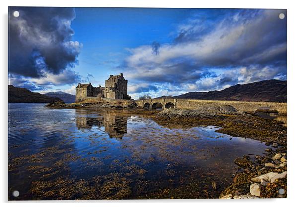 Eilean Donan Castle - Scotland Acrylic by Andy Anderson