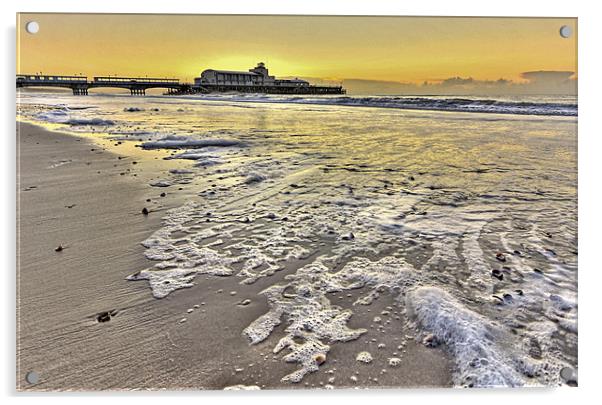 Bournemouth Pier at Sunrise Acrylic by Jennie Franklin