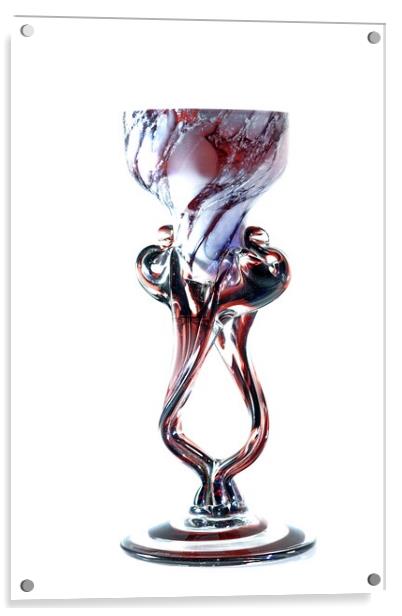Marbled Goblet Acrylic by Kristina Kitchingman
