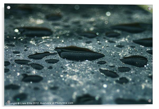 Water Drops Acrylic by Liam Ellis