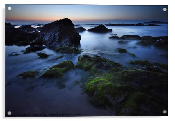 Fistral Beach Newquay 4.0 Acrylic by Yhun Suarez