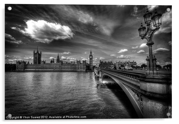 Palace Of Westminster - London, England Acrylic by Yhun Suarez