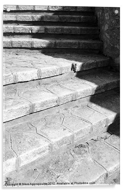 Turning steps Acrylic by Alfani Photography