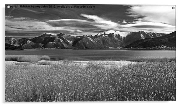 Panoramic Prespa 2 Acrylic by Alfani Photography