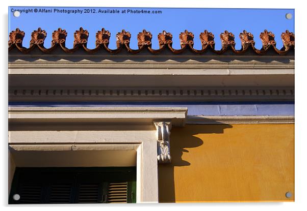 Neoclassical view Acrylic by Alfani Photography