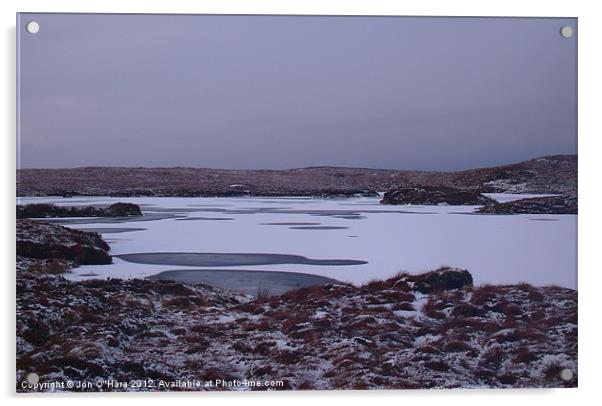 FROZEN LOCHAN LEWIS Acrylic by Jon O'Hara