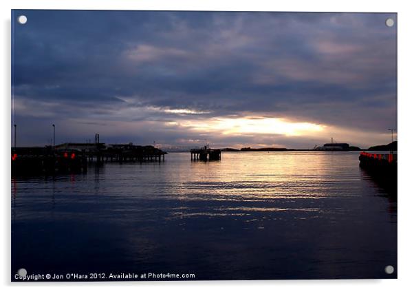 STORNOWAY AREA TRANQUILITY 9 Acrylic by Jon O'Hara