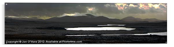 HEBRIDES CENTRAL HEARTLAND OF LEWIS 27 Acrylic by Jon O'Hara