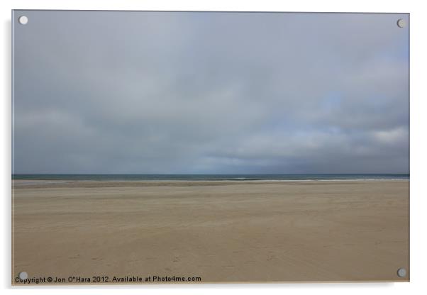 HEBRIDES  GARRY BEACH NORTH TOLSTA 16 Acrylic by Jon O'Hara