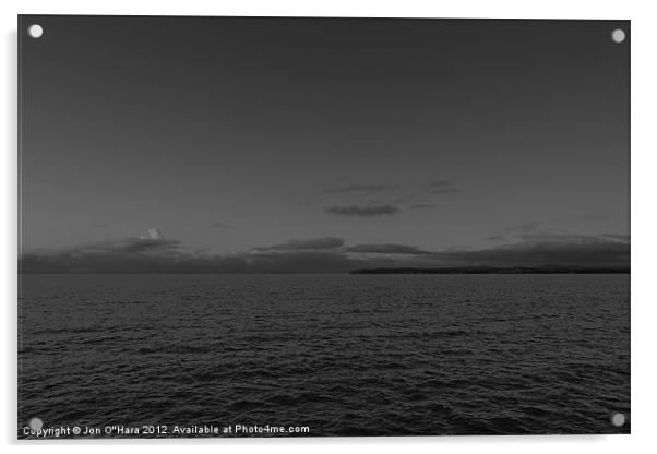 HEBRIDES VIEWS FROM THE MINCH 4 Acrylic by Jon O'Hara