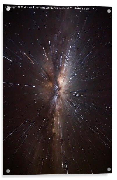  The Milky Way  Acrylic by Matthew Burniston
