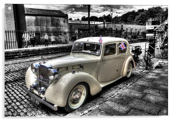 Alvis - Vintage Motor Vehicle Acrylic by Alan Matkin