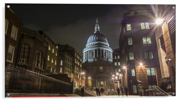 St Paul's Cathedral Acrylic by David Shackle