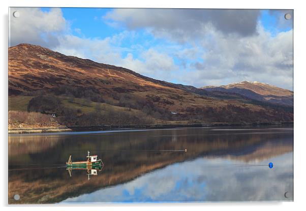 Loch Carron Acrylic by Gary Finnigan