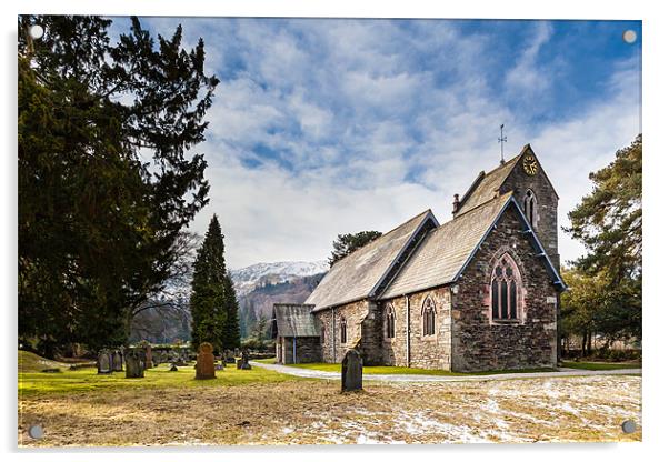 St Patricks Church Acrylic by Gary Finnigan