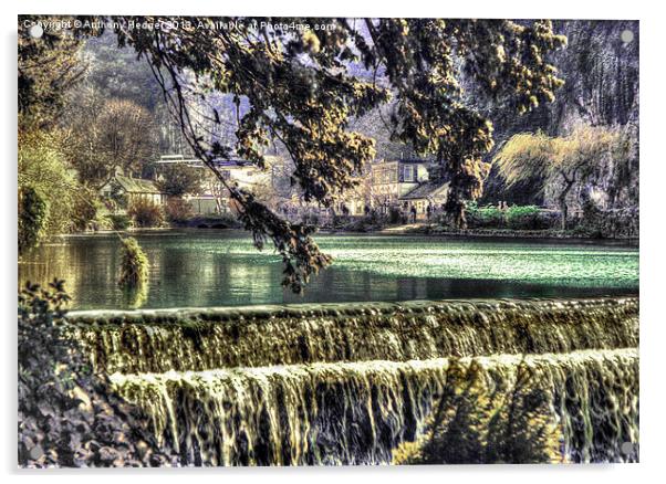 Cheddar Gorge Somerset - HDR Acrylic by Anthony Hedger