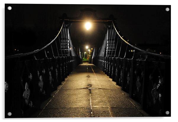 Bridge over Darkened Waters Acrylic by Simon Deacon