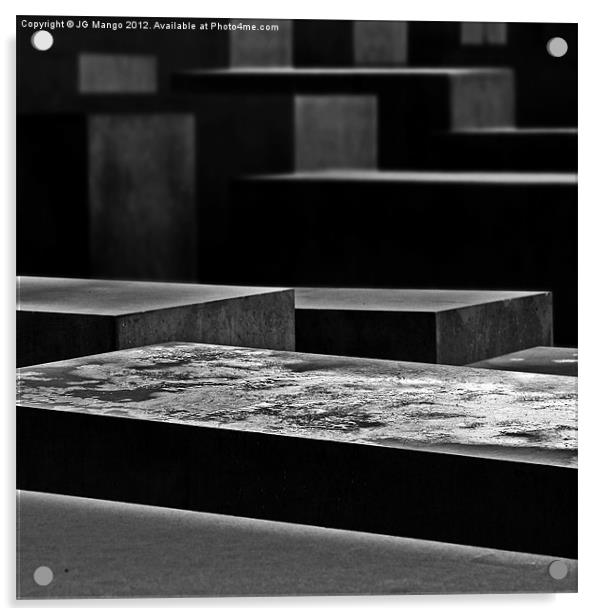 Holocaust Memorial Acrylic by JG Mango