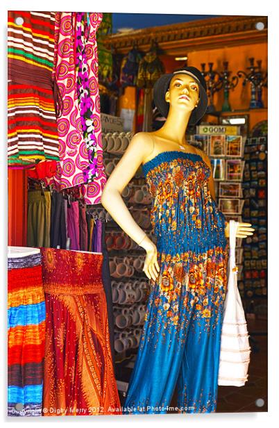 Mannequin in Granada 2 Acrylic by Digby Merry