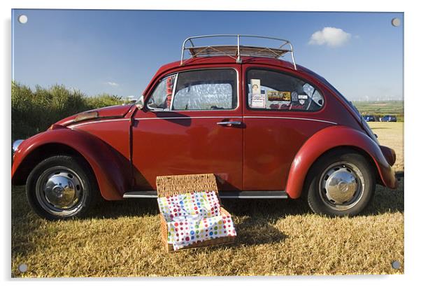 VW Beetle Acrylic by Simon Armstrong